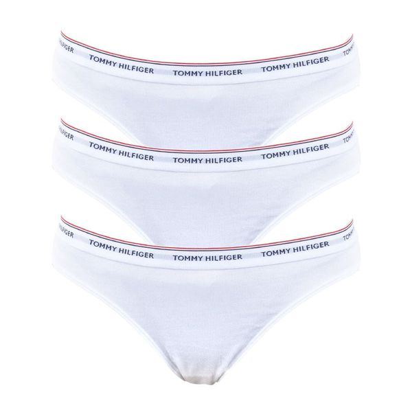 Tommy Hilfiger 3PACK Women's Panties Tommy Hilfiger white