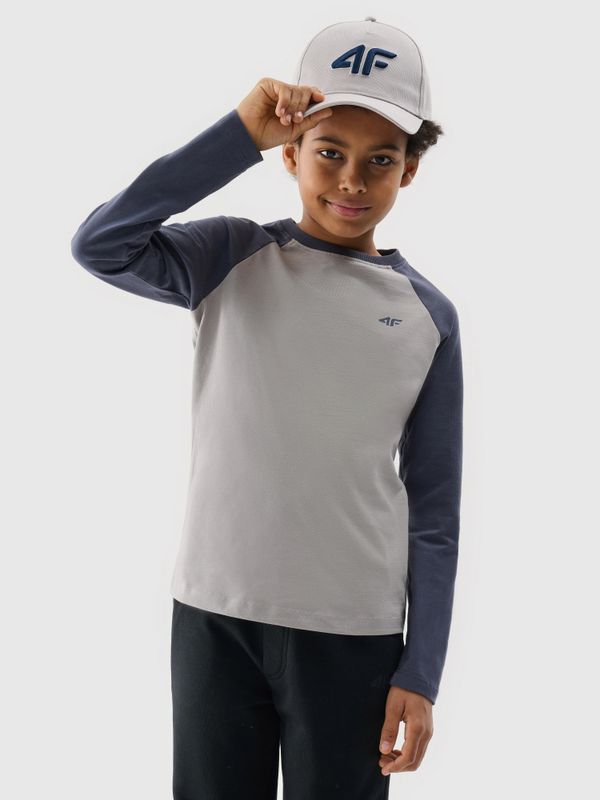 4F 4F Long-Sleeved T-Shirt for Boys - Grey