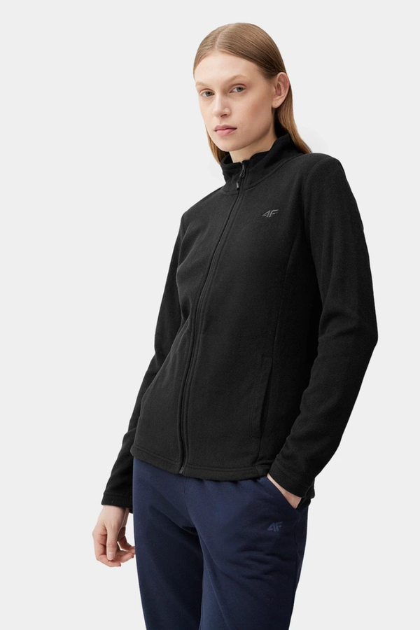 4F 4f Polar Black със стояща яка Обикновен дамски