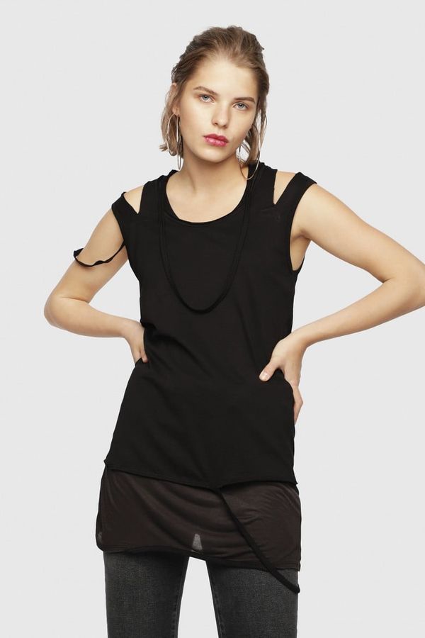 9011 DIESEL S.P.A.,BREGANZE 9011 DIESEL S.P.A.,BREGANZE Top - Diesel TNAHO TANKTOP black