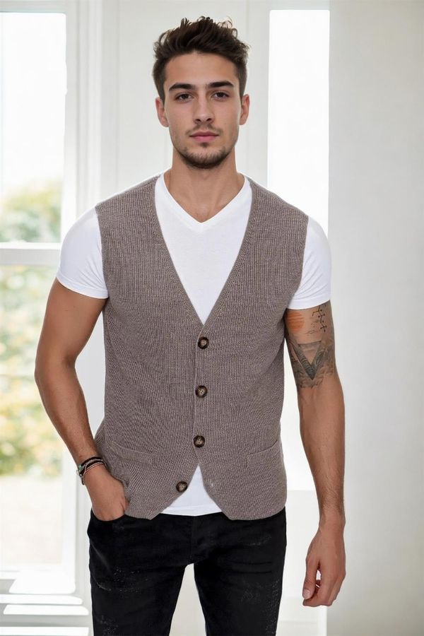 dewberry 90862 Dewberry Mens Knitwear Vest-VISION