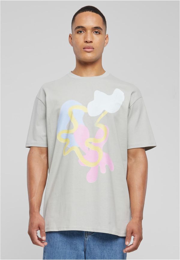 Mister Tee Abstract oversize t-shirt of light asphalt