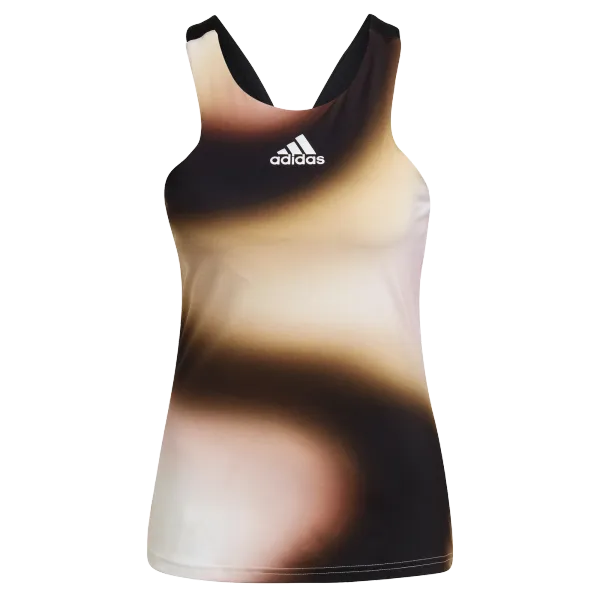 Adidas adidas Melbourne Y-Tank Sandy Beige M Women's Tank Top
