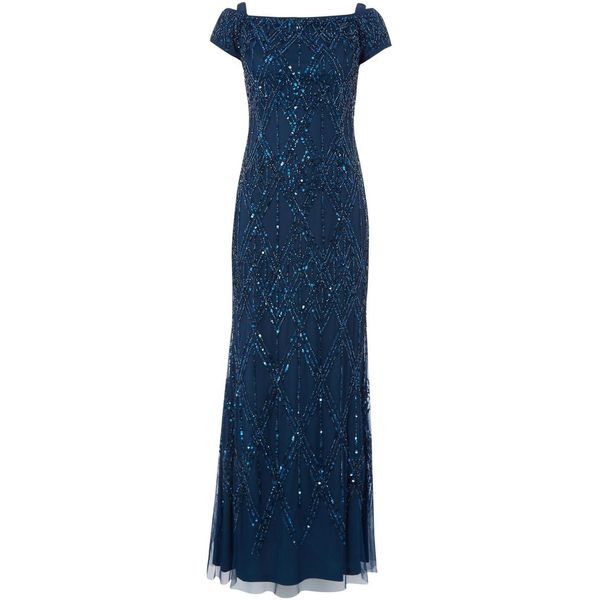 Adrianna Papell Adrianna Papell Off рамо вталени рокля