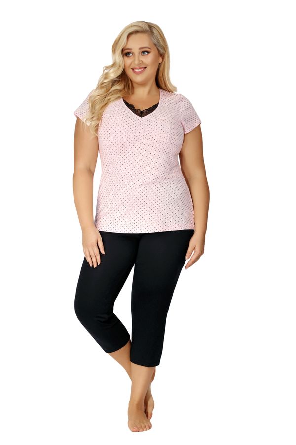 Donna Alice Pyjamas 3/4 Plus Pink Pink