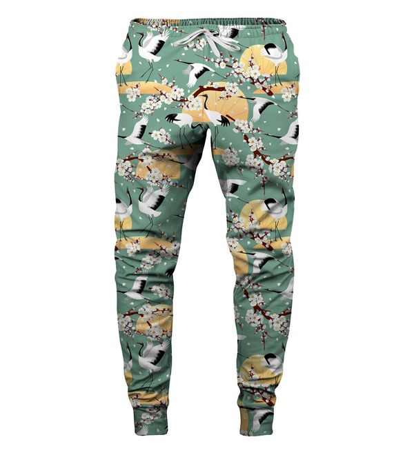 Aloha From Deer Aloha From Deer Unisex's Spring Cranes Sweatpants SWPN-PC AFD923