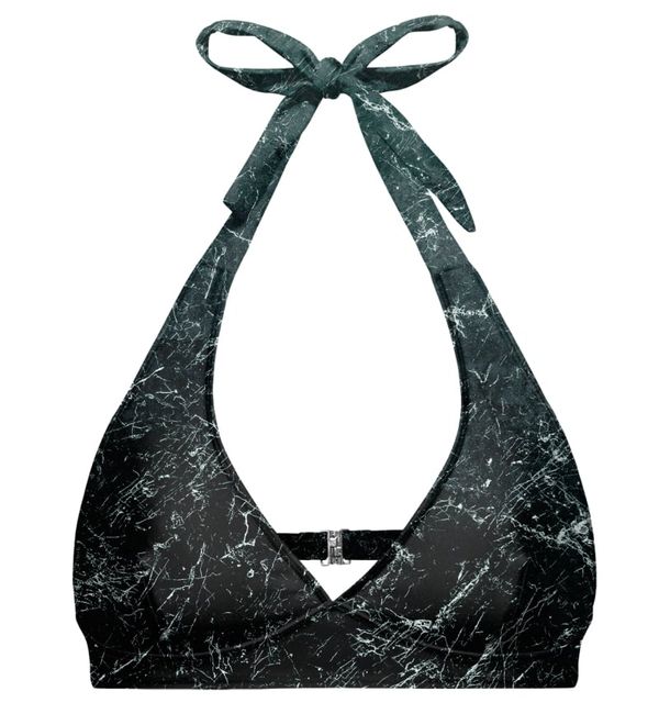 Aloha From Deer Aloha From Deer Woman's Stoneworks Halter Neck Bikini Top BTH AFD1009