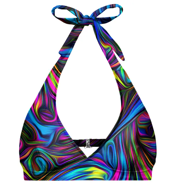 Aloha From Deer Aloha От Deer Woman's Spill The Tint Halter Neck Bikini Top BTH AFD881