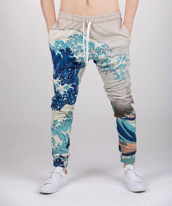Aloha From Deer Алоха от елени Unisex Great Wave Sweatpants SWPN-PC AFD059