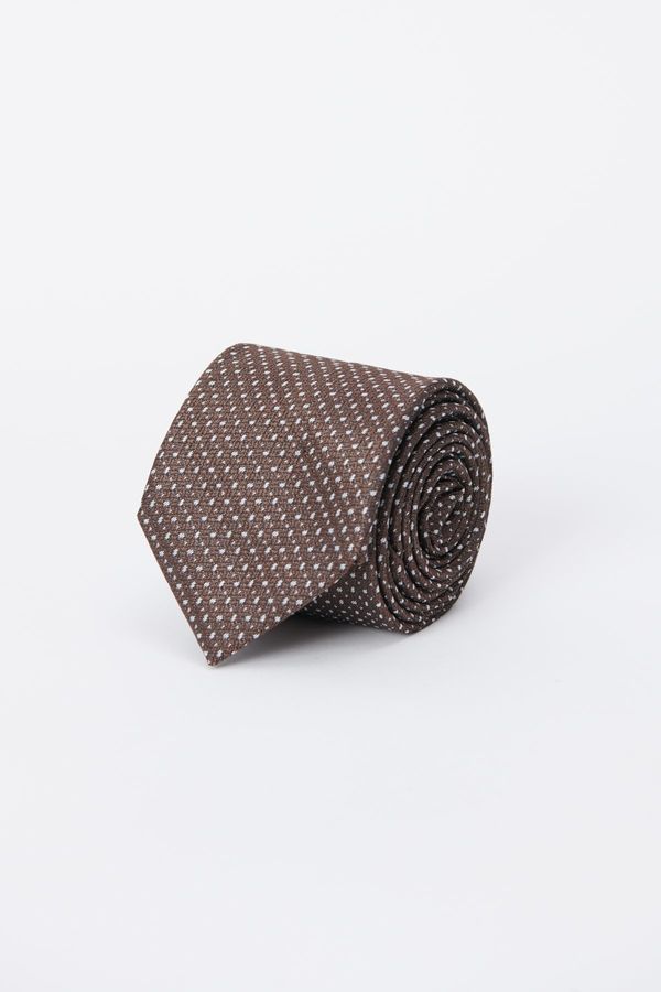 ALTINYILDIZ CLASSICS ALTINYILDIZ CLASSICS Men's Brown-gray Patterned Tie