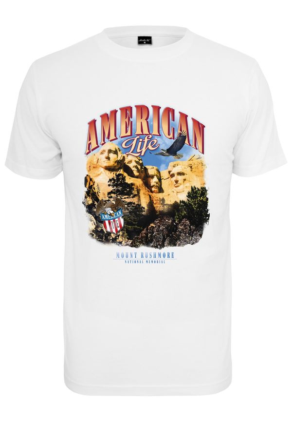 Mister Tee American Life Mount Roushmore White T-Shirt