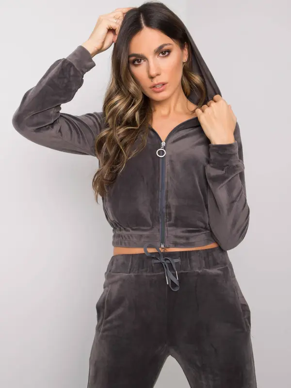 Yups Anthracite sweatshirt Yups cx4285b. R18