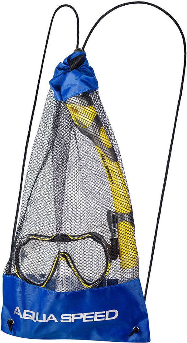 AQUA SPEED AQUA SPEED Unisex's Diving Set Java&Elba  Pattern 18