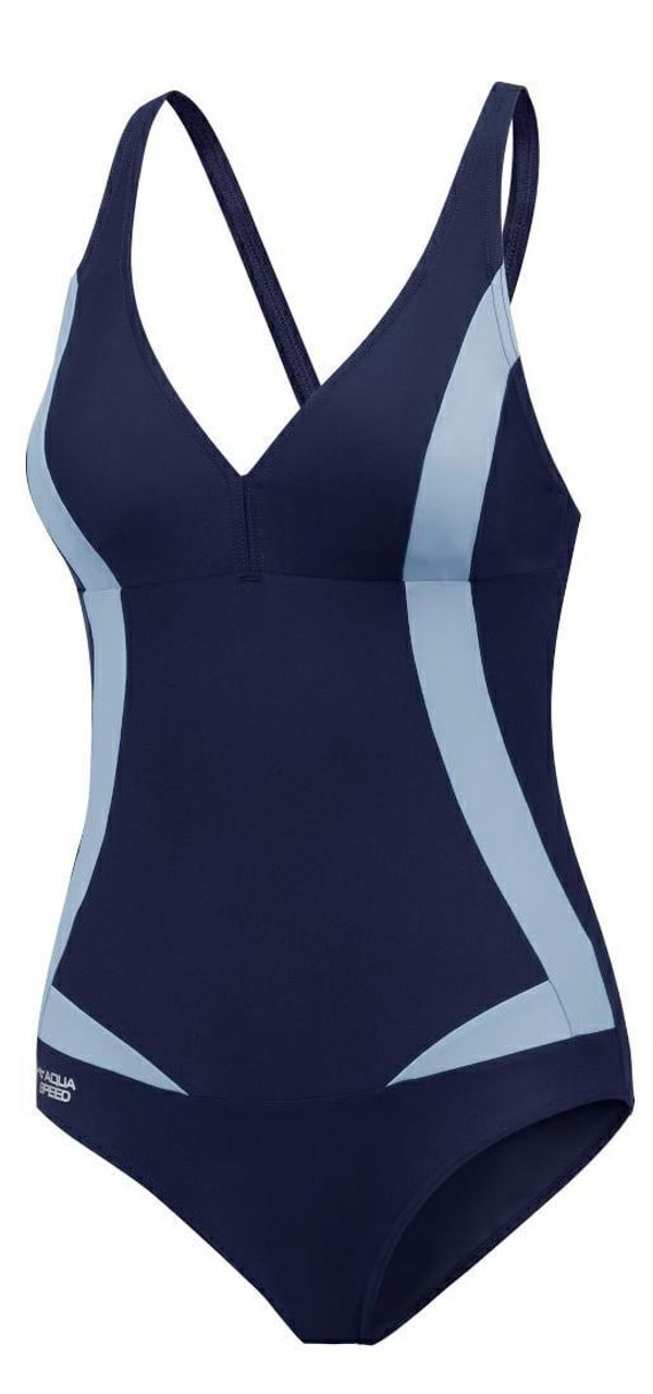 AQUA SPEED AQUA SPEED Woman's Swimming Suit Greta II Navy Blue