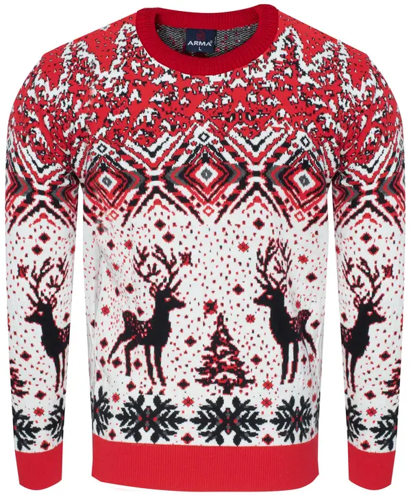 ARMA ARMA - Червен коледен пуловер