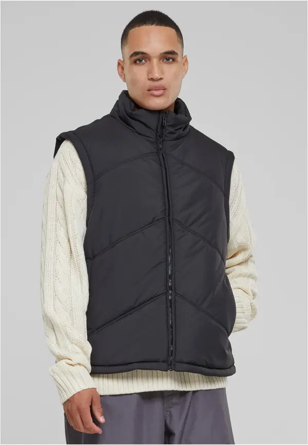 Urban Classics Arrow Puffer Vest Black