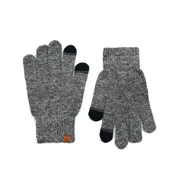 Art of Polo Art Of Polo Man's Gloves Rk23475-1 Black/Light Grey