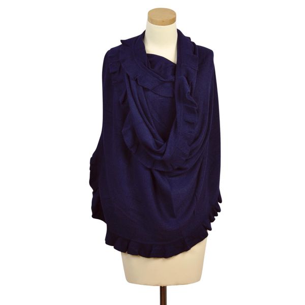 Art of Polo Art Of Polo Woman's Scarf sz765-18 Navy Blue