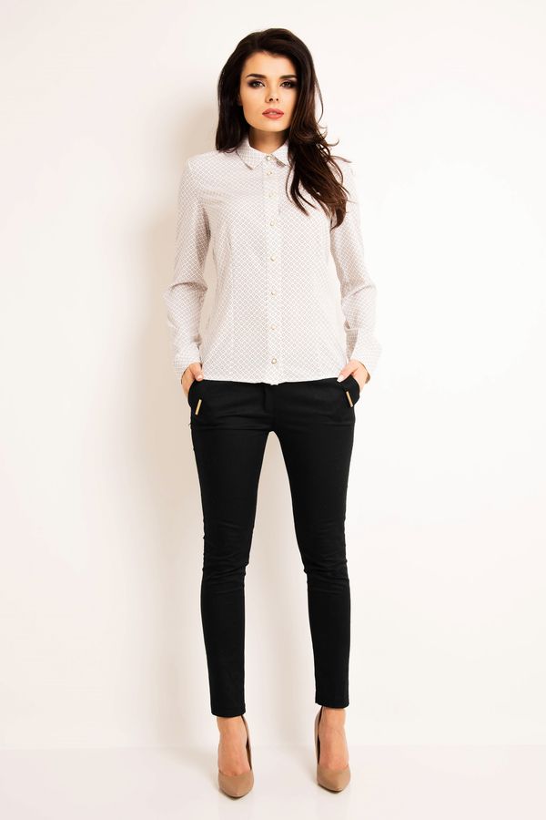 Awama Awama Woman's Shirt A173 Multicolour Pattern