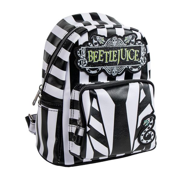 BEETLEJUICE BACKPACK CASUAL FASHION FAUX-LEATHER BEETLEJUICE