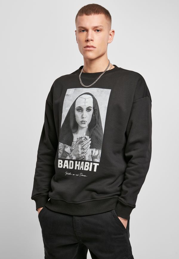 Mister Tee Bad Habit Crewneck Black