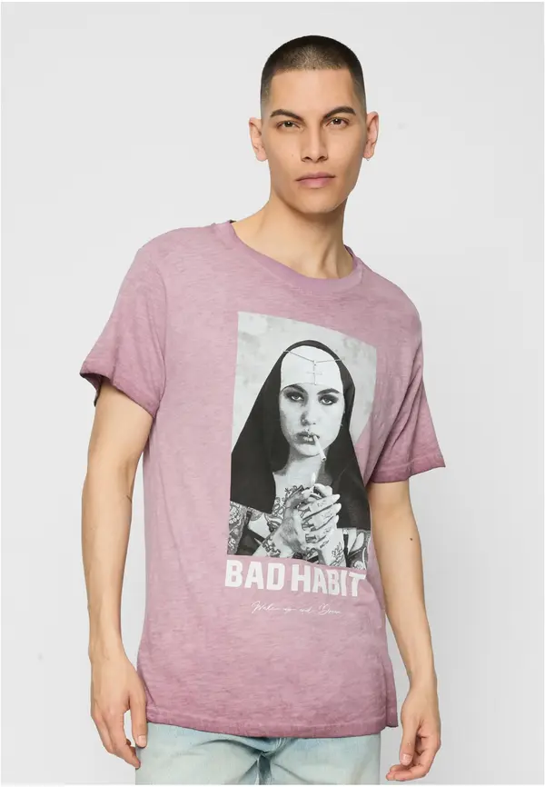 Mister Tee Bad Habit Tee Burgundy
