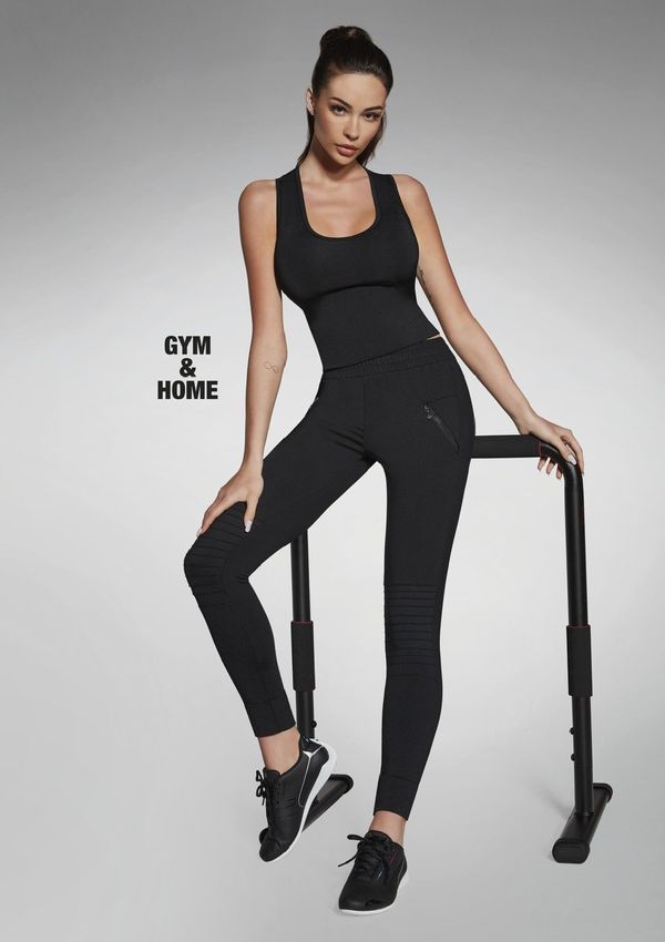 Bas Bleu Bas Bleu MOVEMENT спортен панталон с шевове на коленете и джобовете