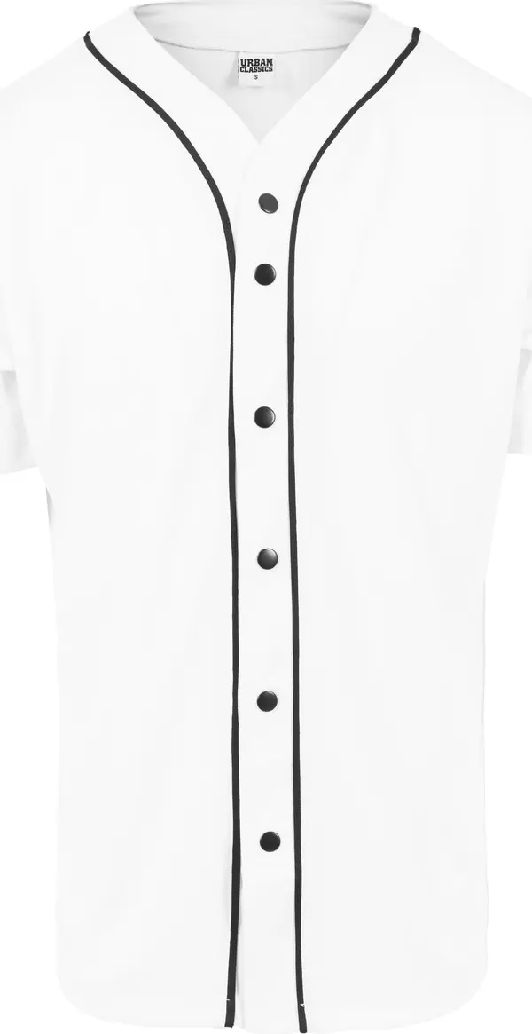 Urban Classics Baseball mesh jersey wht/blk