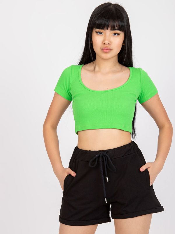 Fashionhunters Basic black cotton sweatpants