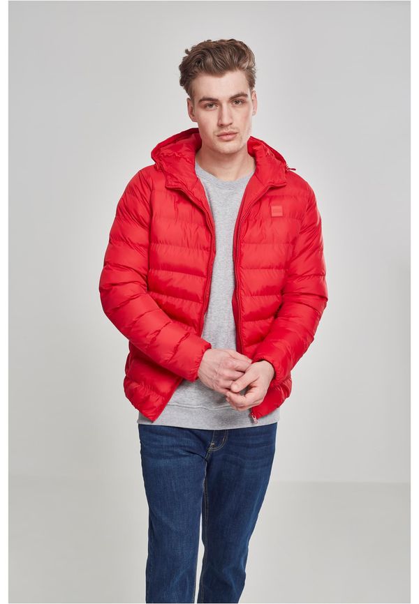 UC Men Basic Bubble Jacket Fiery Red
