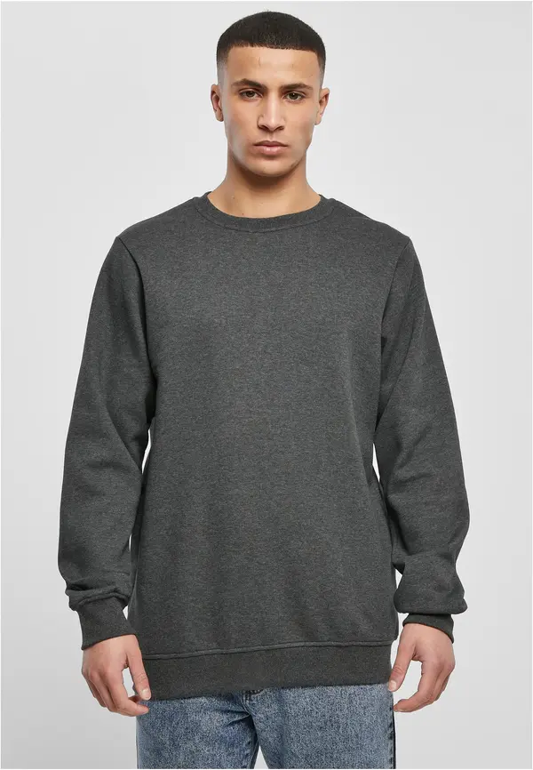 Urban Classics Basic men's sweatshirt - dark grey