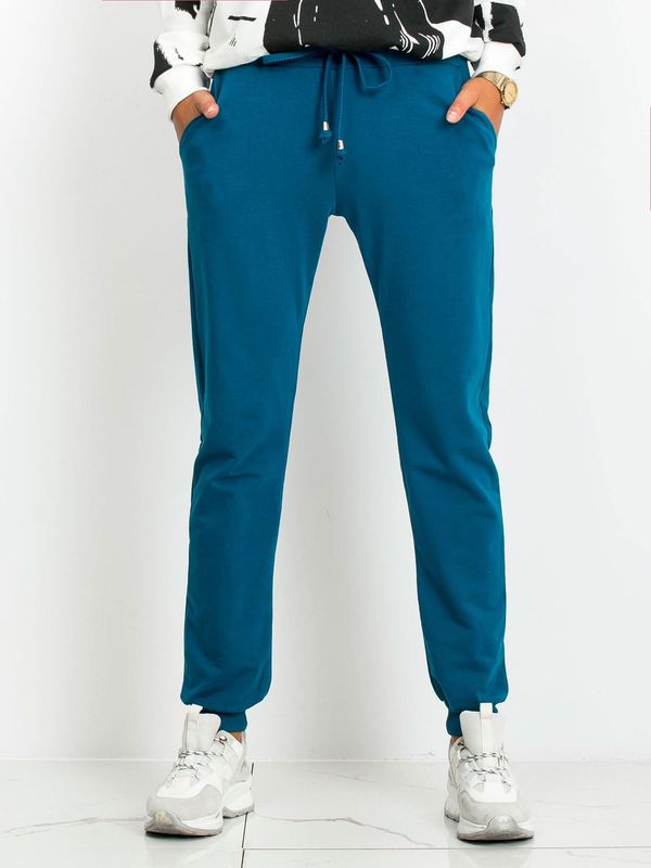 Fashionhunters Basic Navy Sweatpants