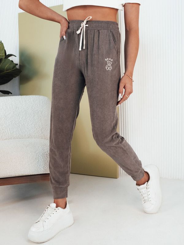 DStreet BEAR women's sweatpants grey Dstreet