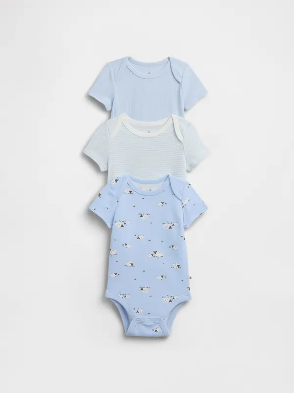 GAP Бебешки бодита GAP, 3 бр. - момчета