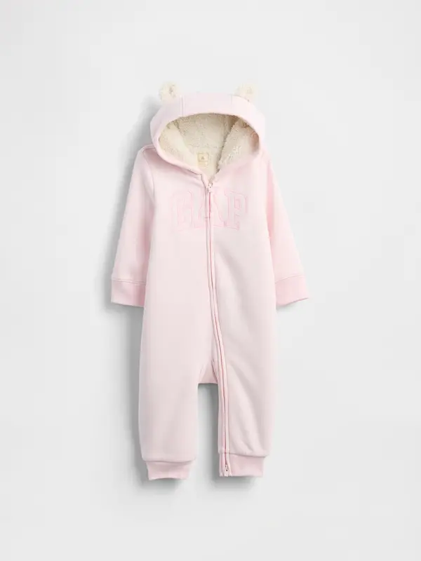 GAP Бебешки гащеризон GAP Sherpa за момичета