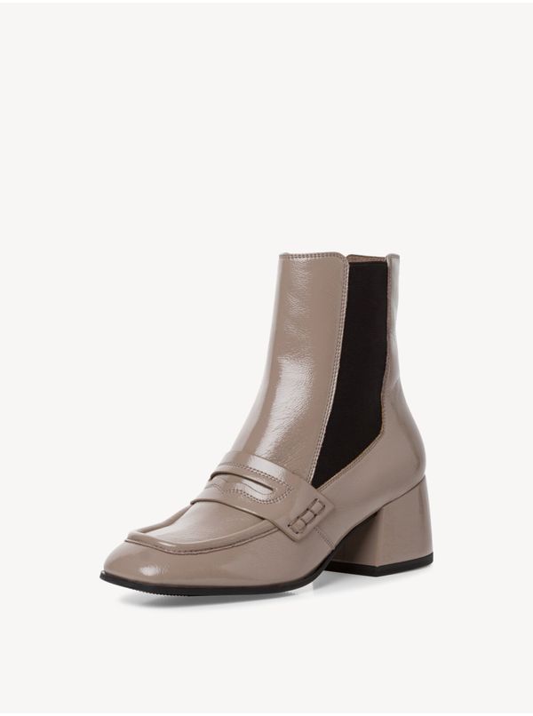 Tamaris Beige ankle boots on heel Tamaris - Women's
