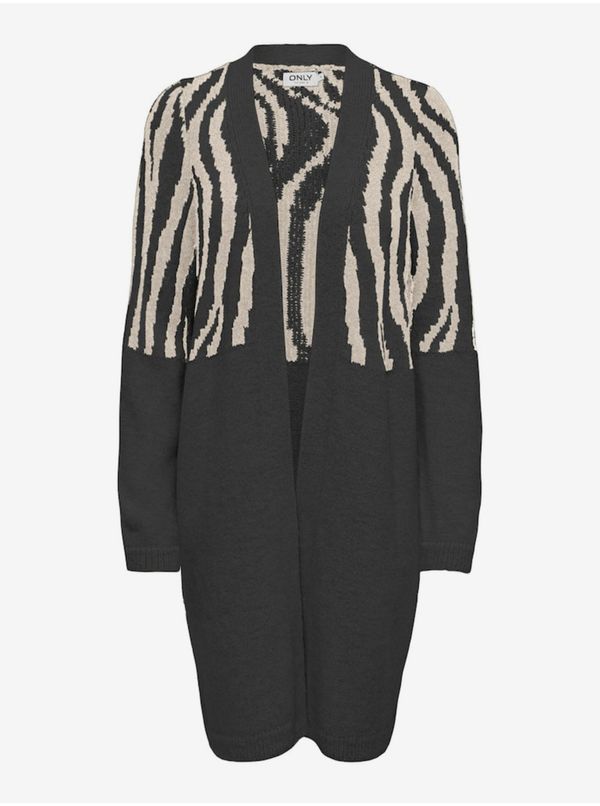 Only Beige-black women's cardigan ONLY Jade - Women's