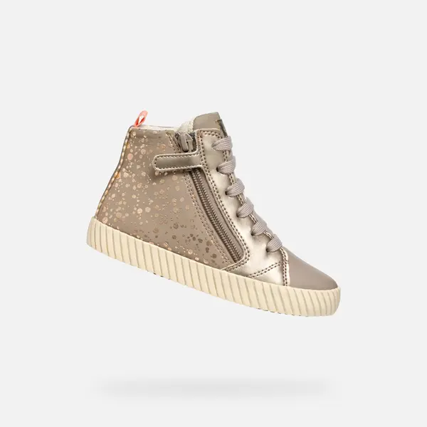 GEOX Beige Geox Mirroless Girls' Sneakers - Girls
