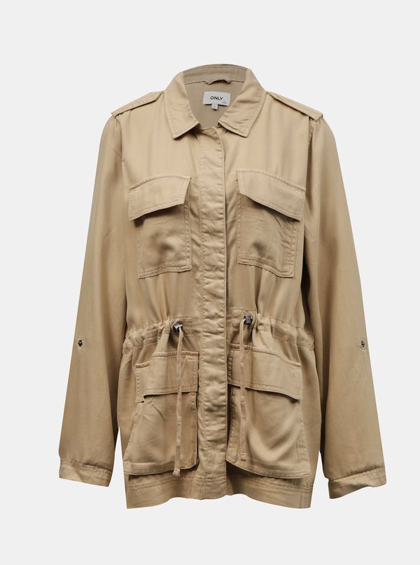 Only Beige Light Jacket with Pockets ONLY Kenya - Women