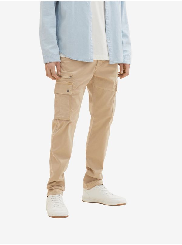 Tom Tailor Beige Men's Pants with Pockets Tom Tailor - Men