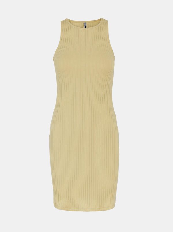 Pieces Beige Sheath Dress Pieces Tiana - Women