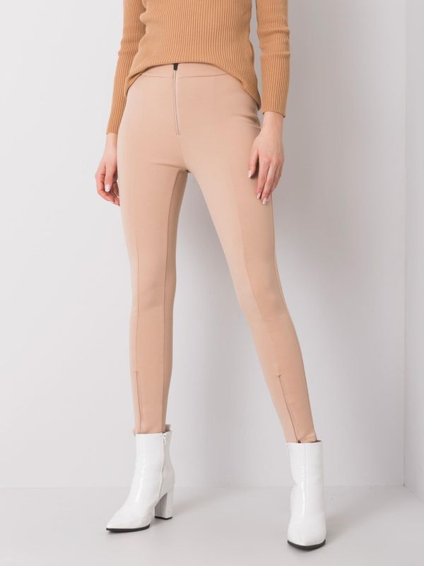 Fashionhunters Beige trousers Georgia RUE PARIS