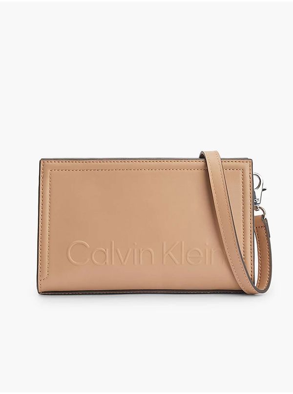 Calvin Klein Beige women's crossbody handbag Calvin Klein - Women