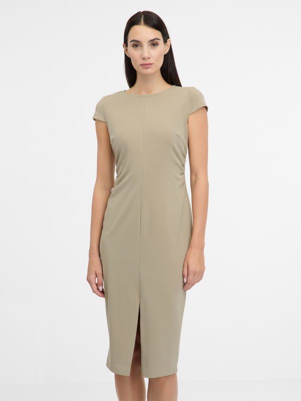 Orsay Beige women's midi dress ORSAY - Women's