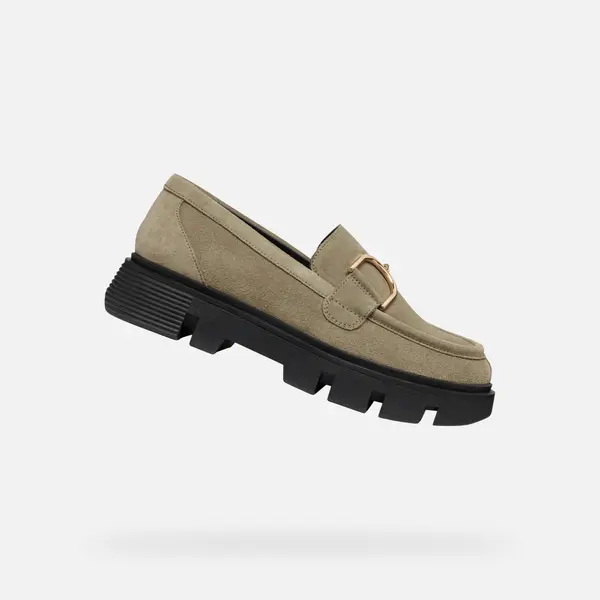 GEOX Beige women's moccasins Geox Vilde - Women's
