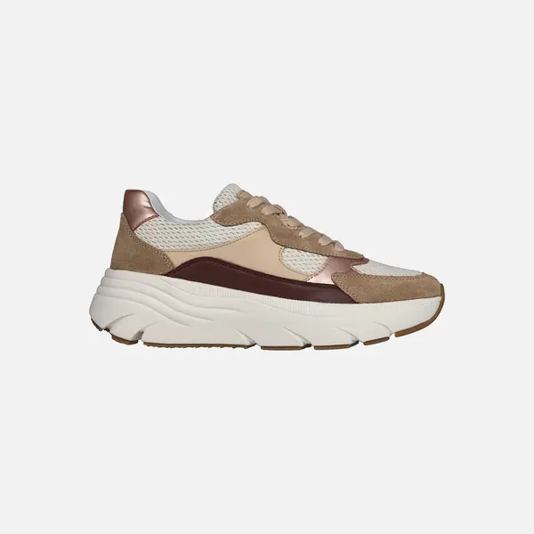 GEOX Beige women's sneakers Geox Diamanta B - Women's