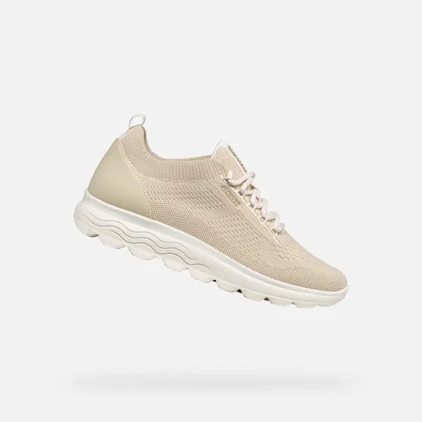 GEOX Beige women's sneakers Geox Spherica - Women's