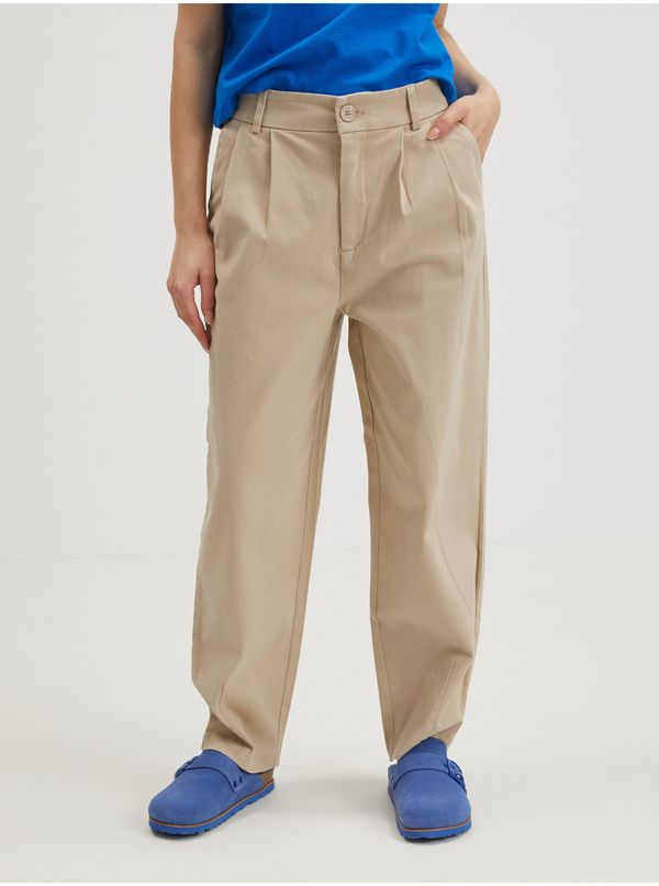 Only Beige Women's Trousers ONLY Maree - Women