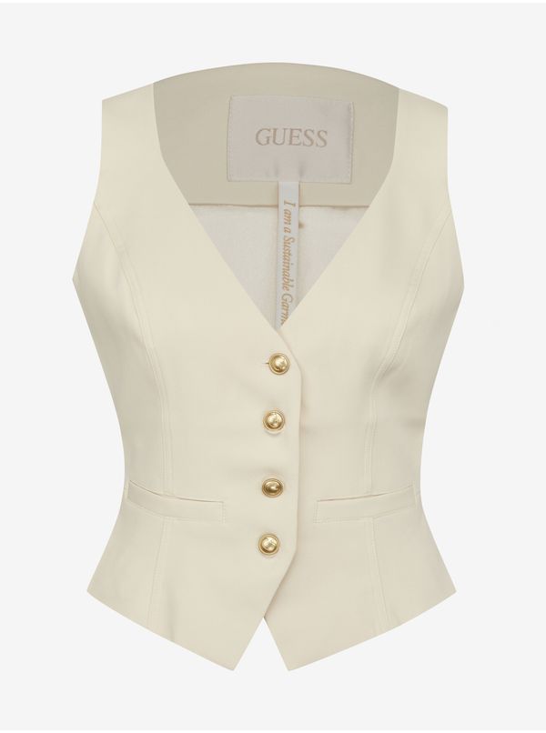 Guess Beige women's vest Guess - Women's