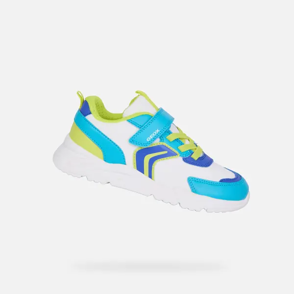 GEOX Бели кецове за момчета Geox Loftus